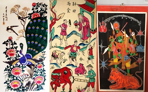 “12 types of folk paintings” to be displayed at Museum of Ha Noi - Viet ...
