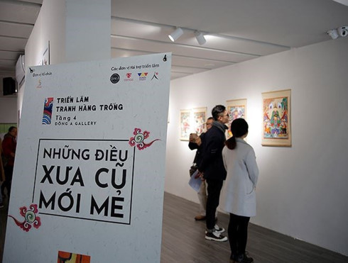 Hang Trong folk painting exhibition “The New Classics” - Viet Nam ...