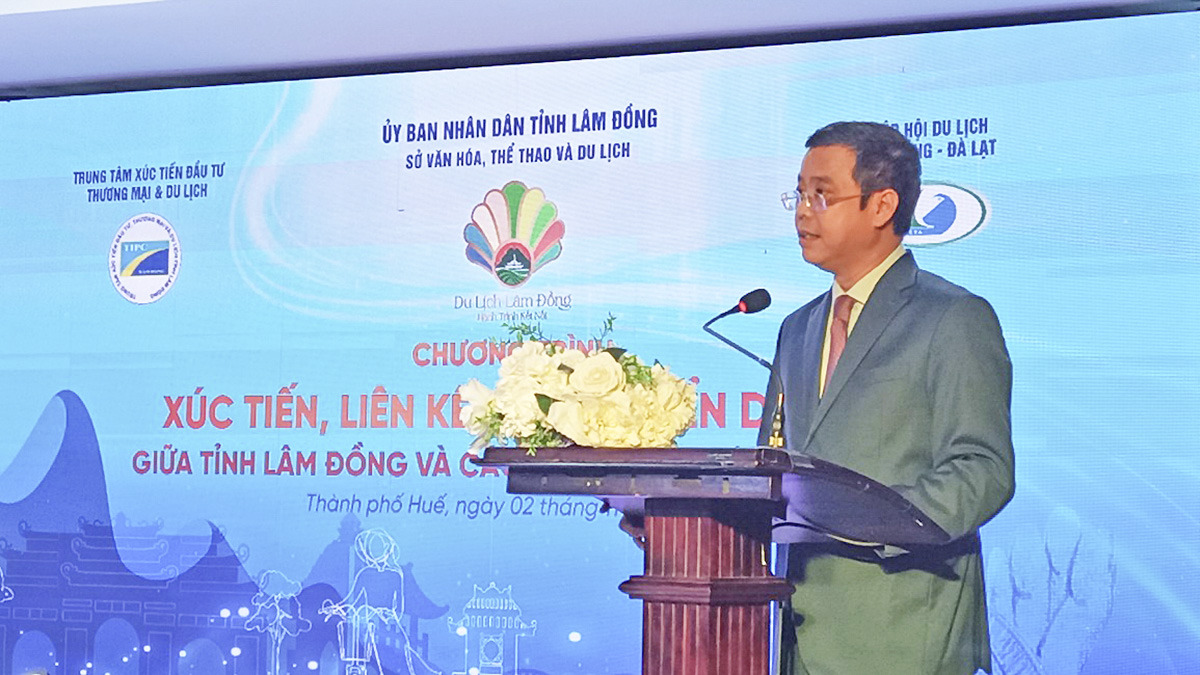 VNAT's Vice Chairman Nguyen Le Phuc attends the Lam Dong tourism ...