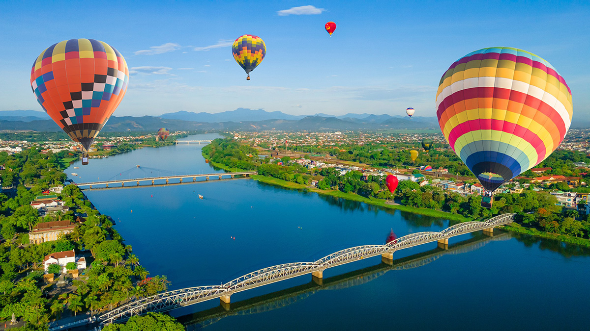 International Hot Air Balloons Festival 2023 Colourful Hue culture