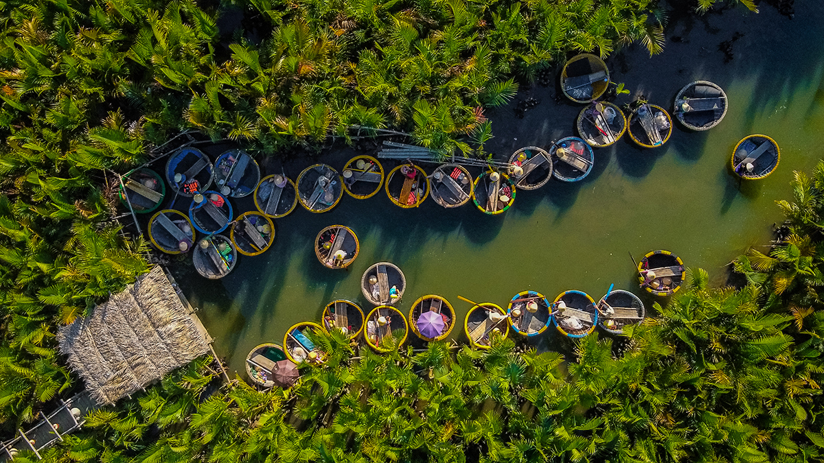 Experience Hoi An With “rock Side By Side” At Bay Mau Coconut Forest 