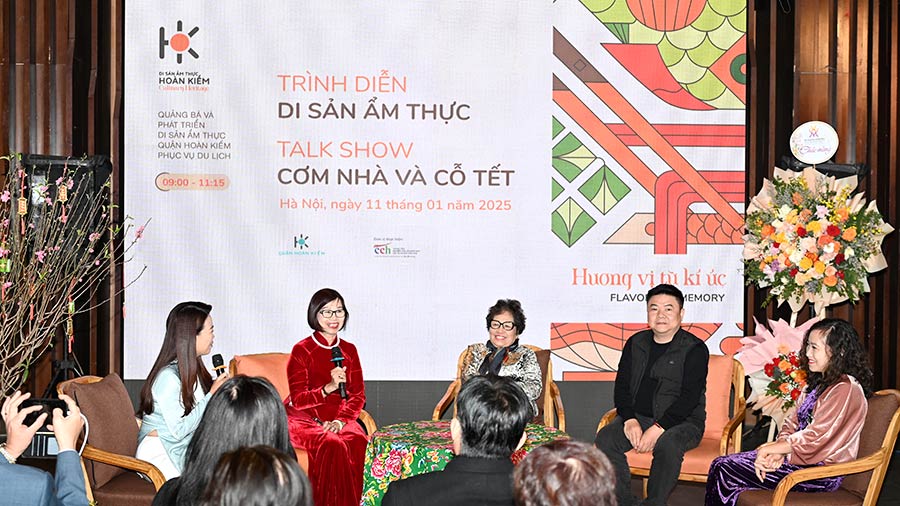 Lan tỏa giá trị di sản ẩm thực Thủ đô qua “Cơm nhà và cỗ Tết”