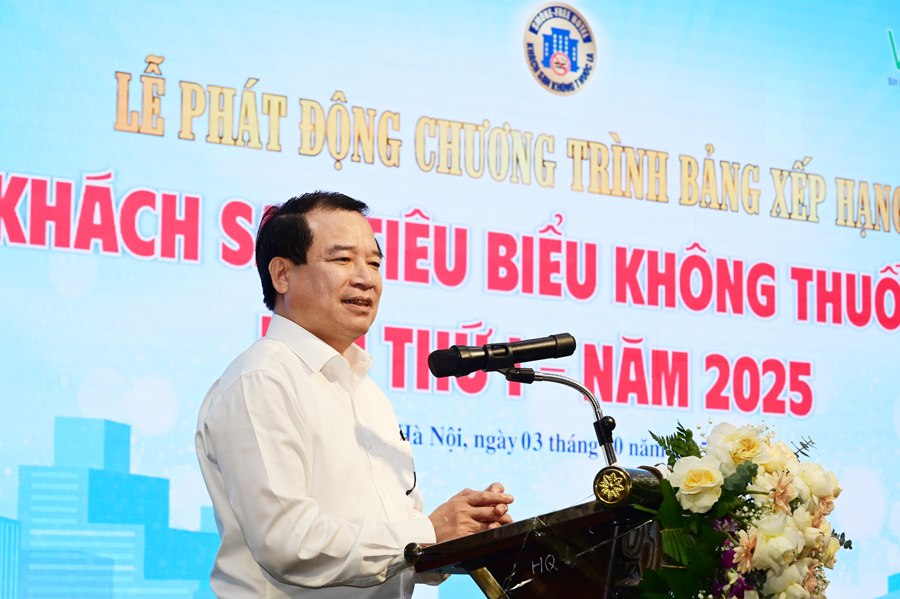 Phát động Chương trình Bảng xếp hạng “Khách sạn tiêu biểu không thuốc lá” lần thứ I - năm 2025