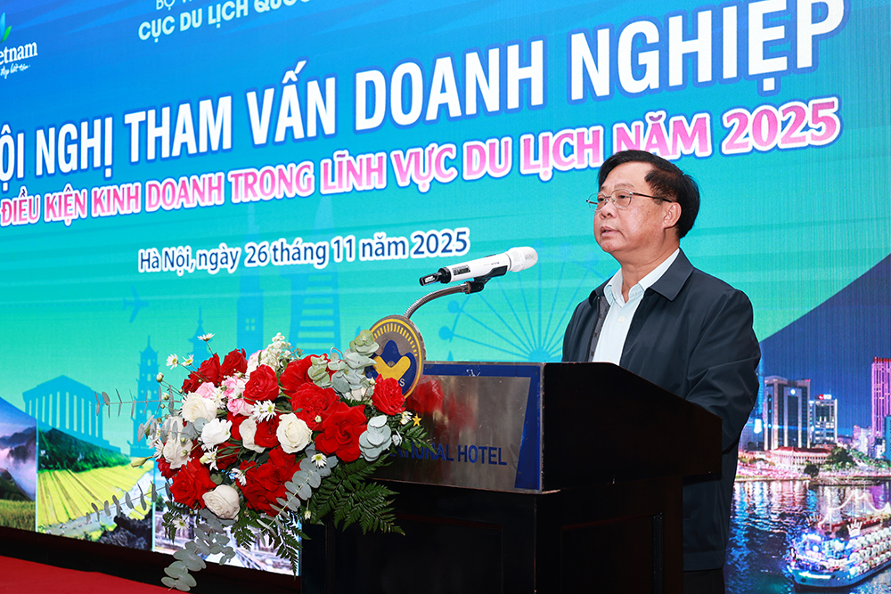 Hội nghị tham vấn doanh nghiệp về điều kiện kinh doanh trong lĩnh vực du lịch năm 2025 tại Hà Nội