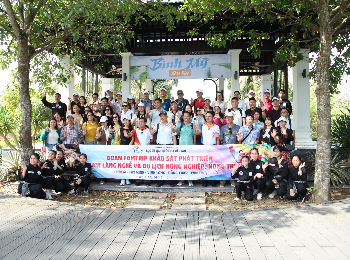 Cục Du lịch Quốc gia Việt Nam tổ chức khảo sát phát triển du lịch nông nghiệp - nông thôn tại các tỉnh Đồng bằng sông Cửu Long