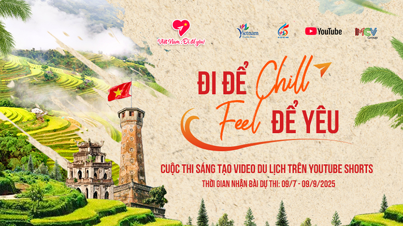 Chính thức phát động cuộc thi sáng tạo video du lịch trên YouTube Shorts “Việt Nam: Đi để yêu!”