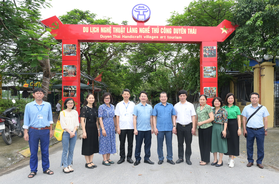Cục Du lịch Quốc gia Việt Nam kiểm tra thực tế tại một số điểm du lịch Hà Nội