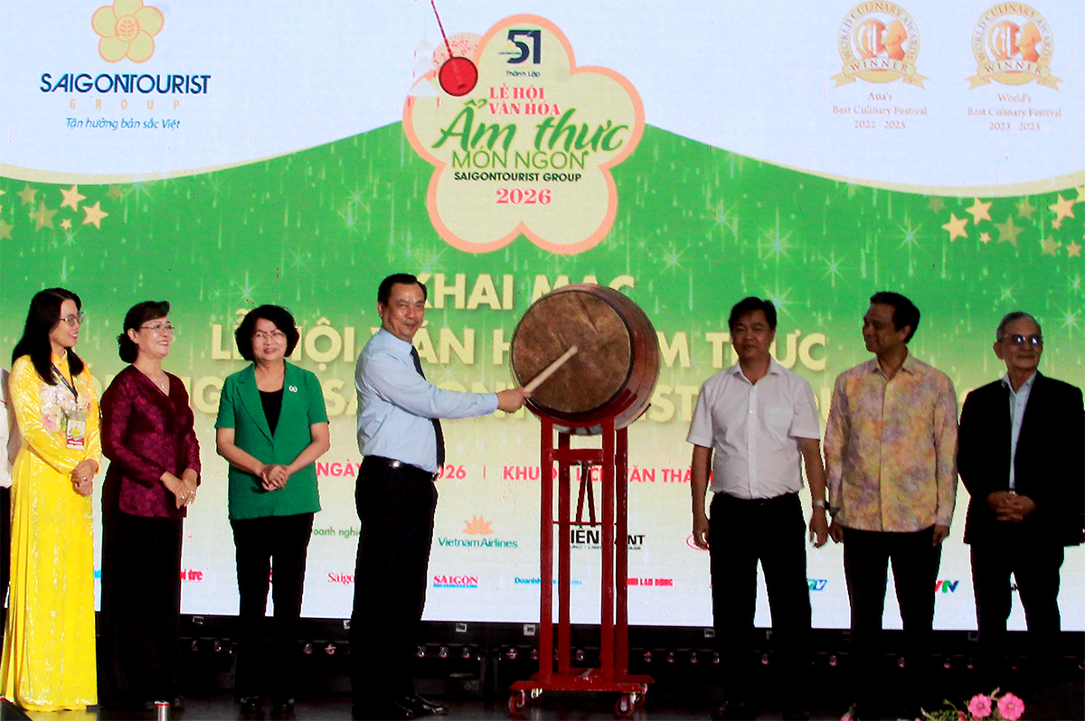 Lễ hội Văn hóa ẩm thực, món ngon Saigontourist Group 2026: Tôn vinh tinh hoa văn hóa ẩm thực Việt