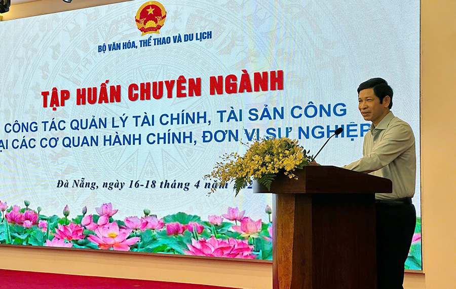 Bộ VHTTDL tổ chức tập huấn về quản lý tài chính, tài sản công