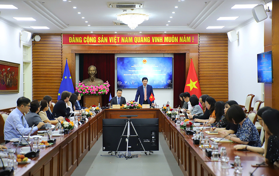 Tăng cường đối thoại chính sách, đưa hợp tác giữa Bộ VHTTDL và EuroCham đi vào chiều sâu