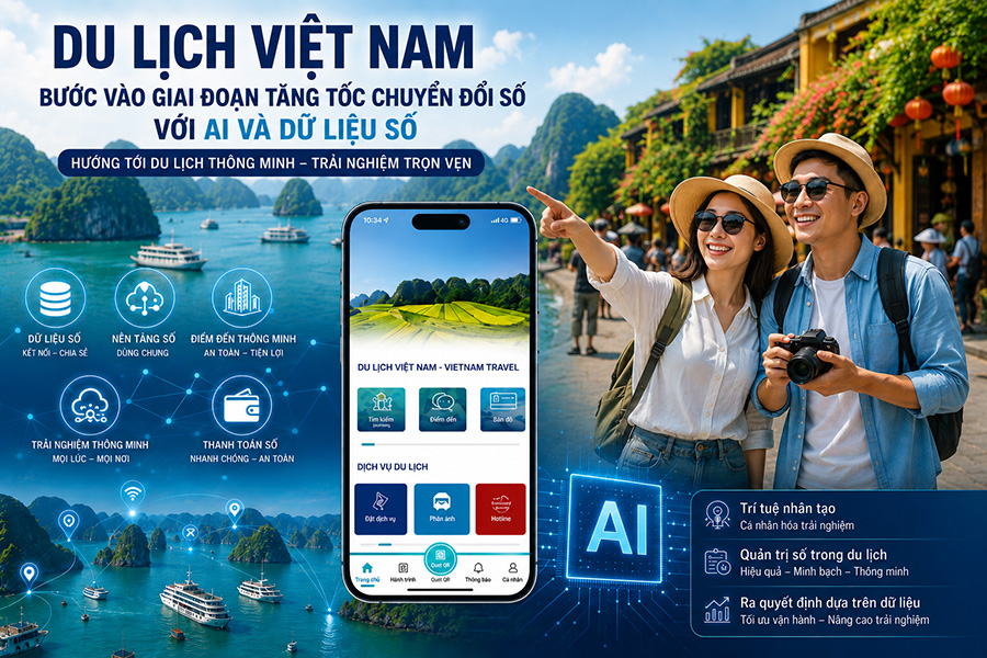 Trung tâm Thông tin du lịch - Chặng đường 31 năm đổi mới sáng tạo, từ ứng dụng công nghệ đến kiến tạo chuyển đổi số ngành du lịch