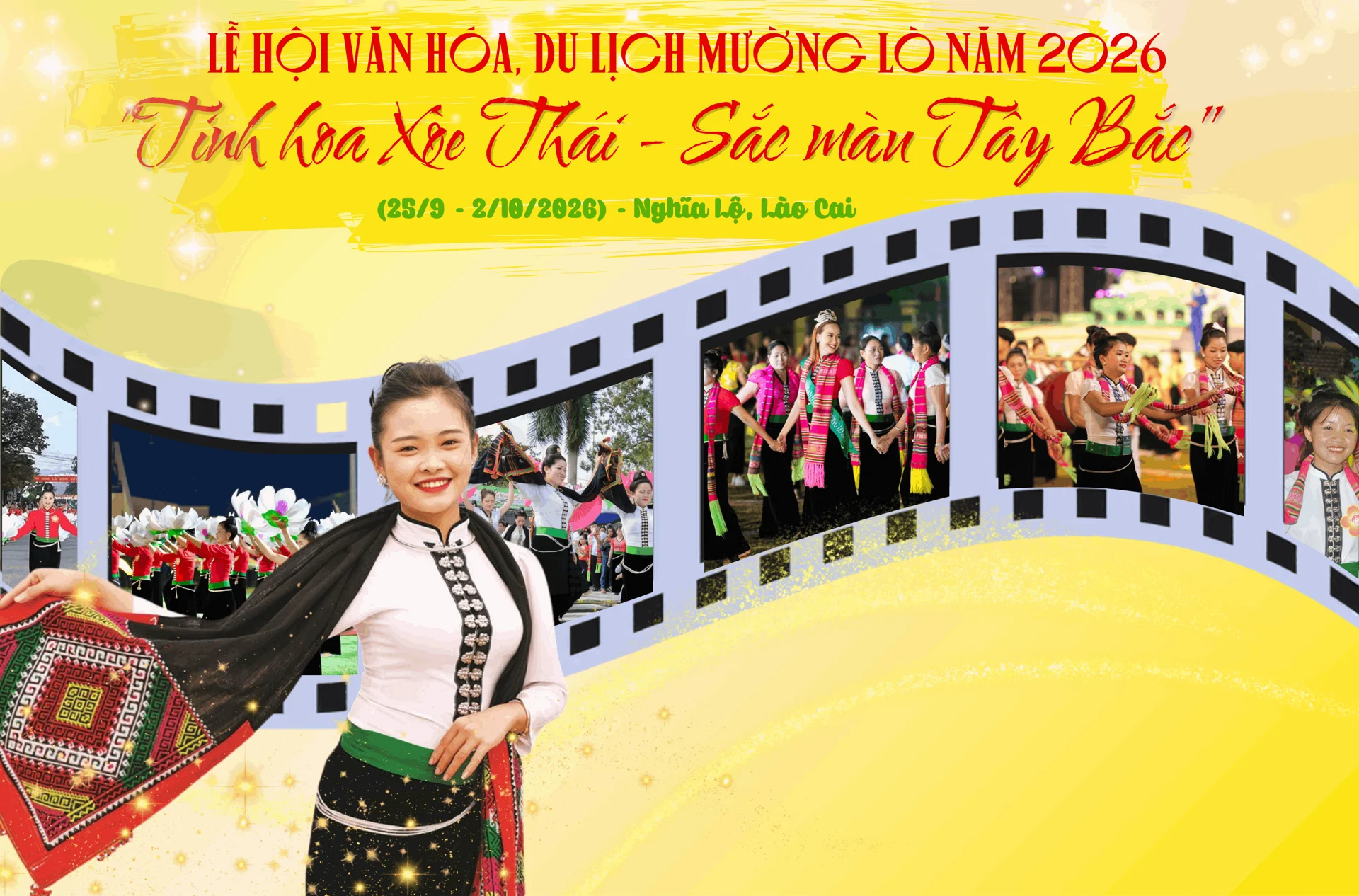 Lễ hội Văn hóa, Du lịch Mường Lò năm 2026: Tinh hoa Xòe Thái - Sắc màu Tây Bắc